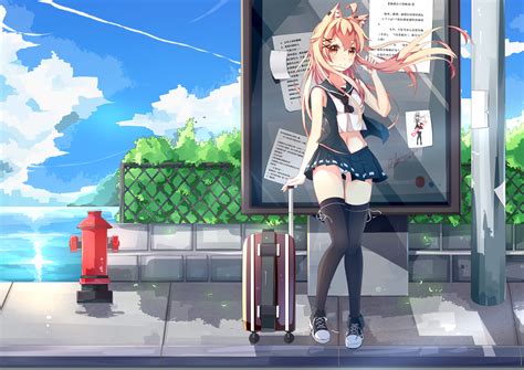 Nekomimi Thigh Highs Original Characters Anime Cat Girl