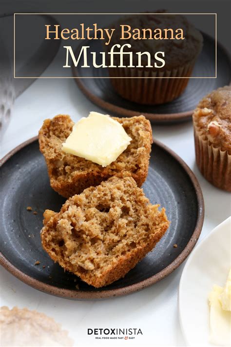 Healthy Banana Muffins Detoxinista Quinoa Recipe