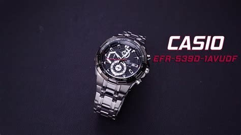 Review đồng hồ Casio EFR 539D 1AVUDF kim chỉ đỏ tone màu nổi bật trên