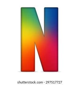 Vector Gay Flag Shiny Glass Alphabet Stock Vector Royalty Free