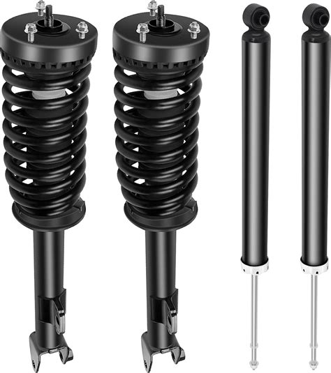 Cciyu Rwd 4pcs Front And Rear Pair Struts Complete Struts