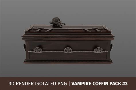 Vampire Coffin Pack D Png Overlay Graphic By Grbrenders Creative