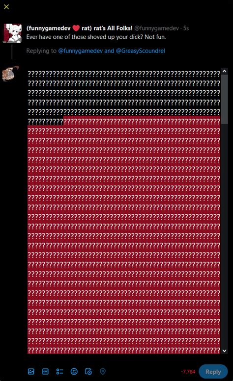 Funnygamedev Rat Rat S All Folks On Twitter What The Fuck Is His Problem