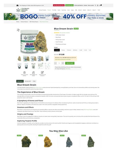 Blue Dream Strain PDF