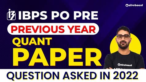 Ibps Po Pre Quant Memory Based Paper Ibps Po Previous Year