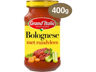 Grand Italia Pastasaus Bolognese Online Bestellen Hoogvliet Supermarkten