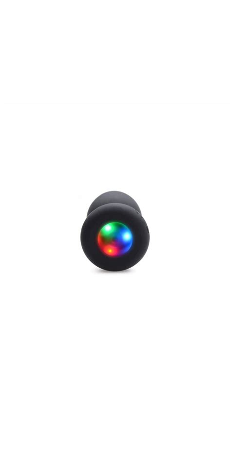 XR BOOTY SPARKS PLUG ANAL SILICONE LIGHT UP C LUZ LED M