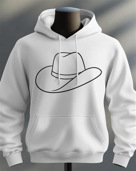 Cowboy Hat Svg Png Cowboy Hat Outline Hat Svg Western Hat Png