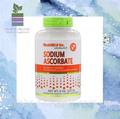 Купить NutriBiotic, Immunity, аскорбат натрия, кристаллический порошок ...