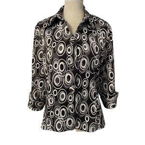 Dressbarn Jackets Coats Dressbarn Womens Jacket Bold Geometric