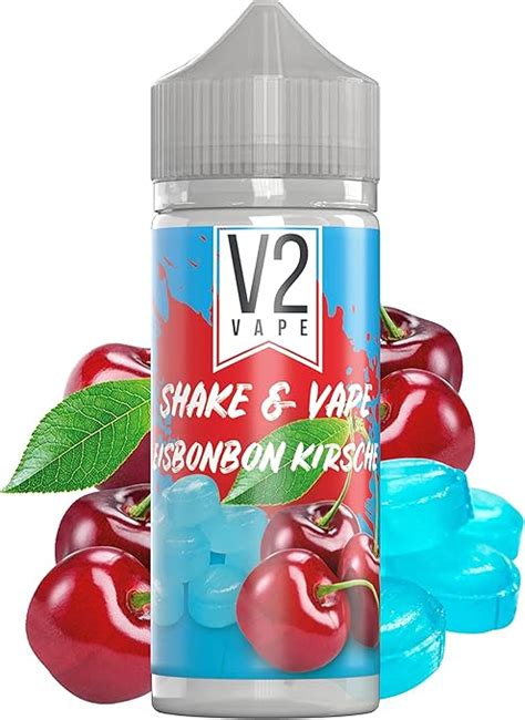 V Vape Shake And Vape Eisbonbon Kirsch Ml Hochdosiertes Aroma