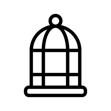 Bird Cage Vector Icon 7126729 Vector Art At Vecteezy