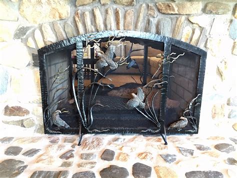 Handmade Fireplace Screens By Earth Eagle Forge LLC CustomMade