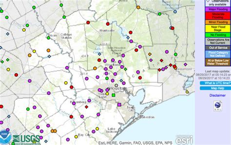 Hurricane Harvey Map Of Texas Map