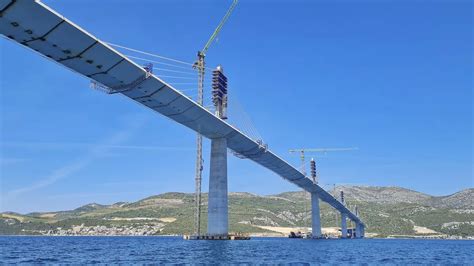 Pelješac Brücke Im Süden Kroatiens öffnet Ende Juli 2022 Kroatien Mit