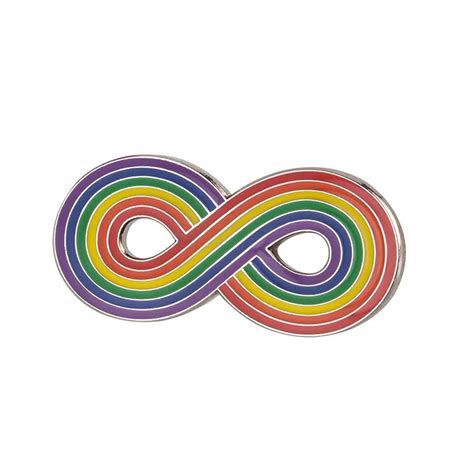 Infinite Rainbow Loop Pin Rainbow Republic