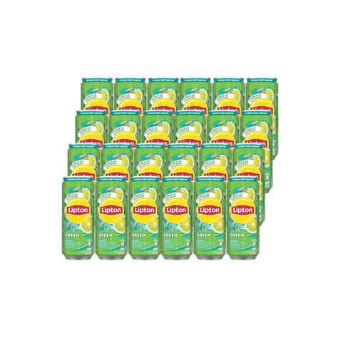 Lipton Green Ice Tea Saveur Citron Vert Menthe Canette Cl