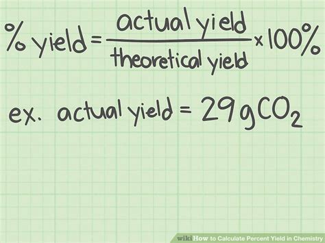 How To Calculate Percent Yield In Chemistry 15 Steps