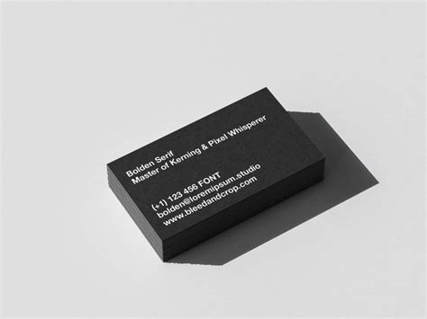 Stacked Business Card Mockup Mockups Design