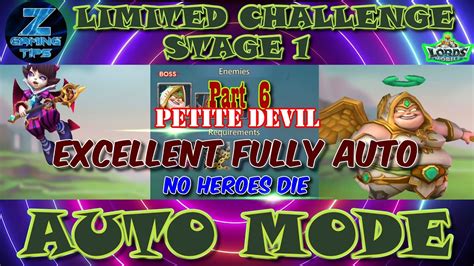 Petite Devil Limited Challenge Stage 1 Trick Vs Tricks Stage 1 2 No