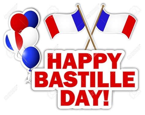 Bastille Day Stickers With Flags And Balloons Bastille Bastille Day