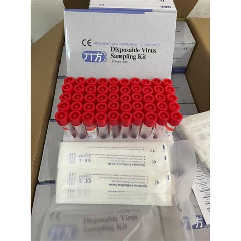 Jual Vtm Novel Disposable Virus Sampling Sample Tube 50 Testset