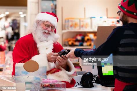 1886 Shopping Mall Santa Stock Photos High Res Pictures And Images