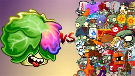 Lechuga Mantecosa Max Level Vs Todos Los Zombis Pvz Youtube