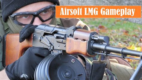Airsoft LMG Gameplay -Red Dawn V @ Mercer Airsoft- RPK 74 - YouTube