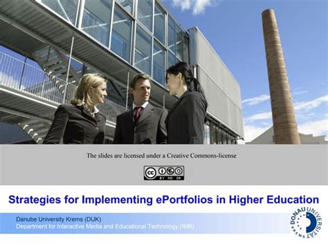 Strategies For Implementing Eportfolios In Higher Education Ppt