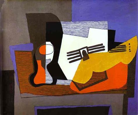 Pablo Picasso — Still Life With Guitar 1921