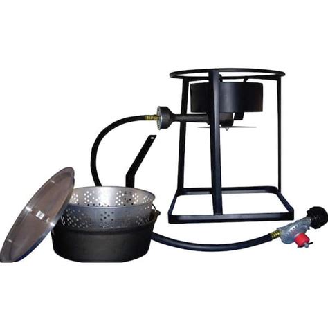 King Kooker 54000 Btu Portable Propane Gas Outdoor Cooker With Cast Iron Dutch Oven And