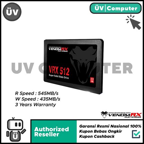 Jual Ssd Internal Laptop Pc Inch Sata Iii Venomrx Gb Vrx