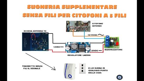 Suoneria Supplemetare Aggiuntiva Universale Senza Fili Per Citofoni A