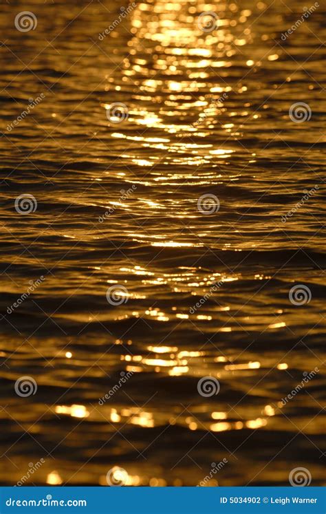 Sunset Water Reflection stock photo. Image of ripple, color - 5034902