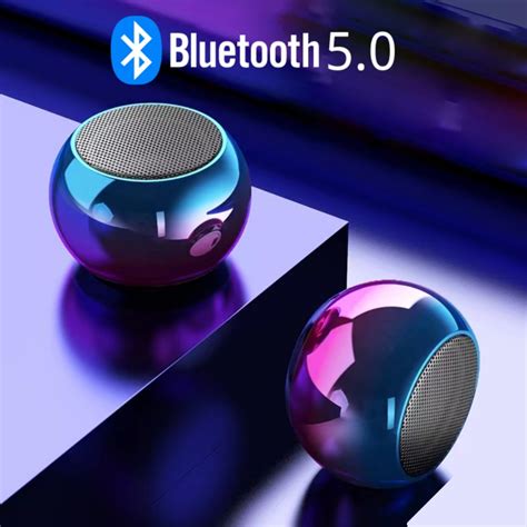 Mini Caixinha De Som De Metal Bluetooth Amplificada De 3W Potente TWS