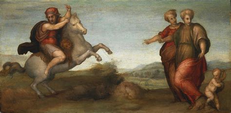 Marcus Curtius Leaping Into The Abyss Painting By Pontormo Fine Art