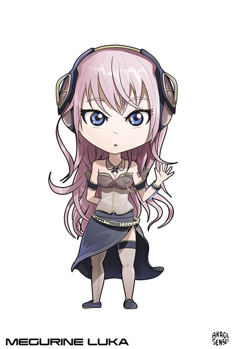 Chibi Megurine Luka V4x By Akagesensei On Deviantart