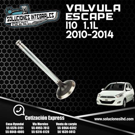 VALVULA MOTOR ESC I10 1 1L Soluciones IHD