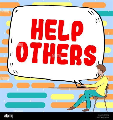 Text Caption Presenting Help Others Business Showcase The Action Of Helping Someone To Do