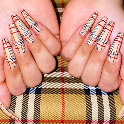 Burberry Vibes Nails By An An At Nailed Nailbar Burberry Nails