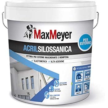 Maxmeyer 165025L580001 Pittura Per Esterno Quarzo Fine Bianco 14 L