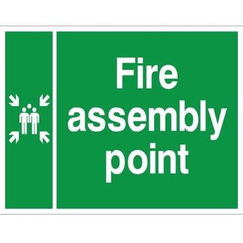 Fire Assembly Point Sign Fire Muster Point UK Safety Store