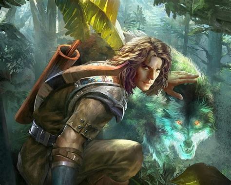 1920x1080px 1080p Free Download Forest Hunter Art Man Fantasy