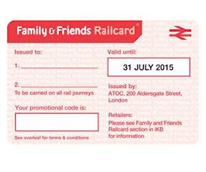 Family & Friends Railcard | Free Stuff, Product Samples, Freebies ...