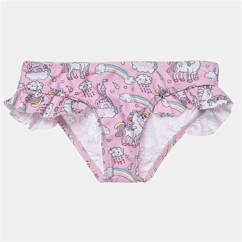 Bikini set True Blue with unicorns months years Alouette Βρεφικά Παιδικά Ρούχα