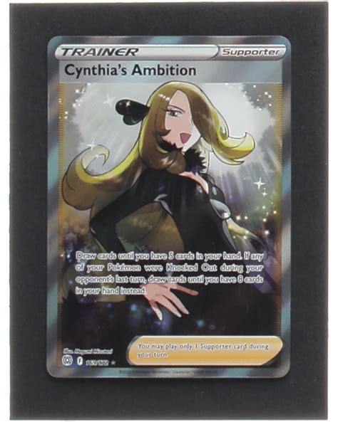 Cynthia S Ambition Pokemon Sword And Shield Brilliant Stars