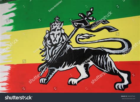 Lion Judah Wall Art Symbol Rastafari Stock Photo 509297542 Shutterstock