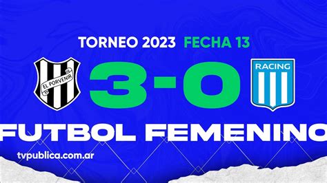 El Porvenir Vs Racing Fecha 13 Del Campeonato Femenino YPF Torneo 2023