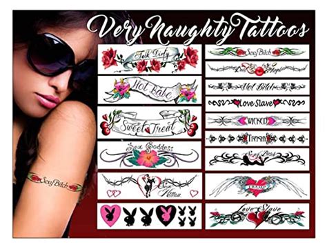 Buy Temporary Tattoo Factory Very Naughty Tattoos Long Lasting